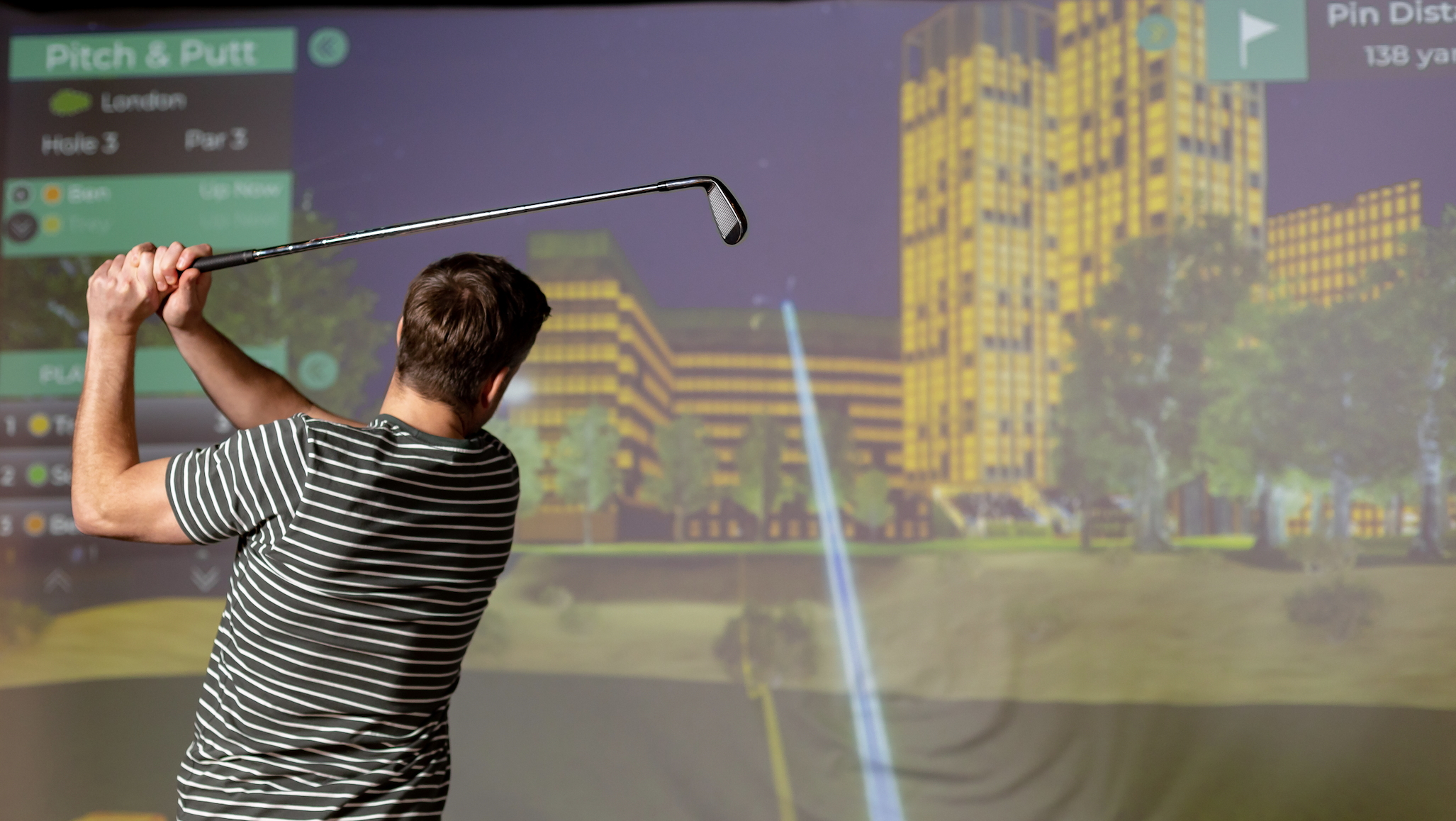 Pitch n Putt Social Fun Golf Game in London venues.